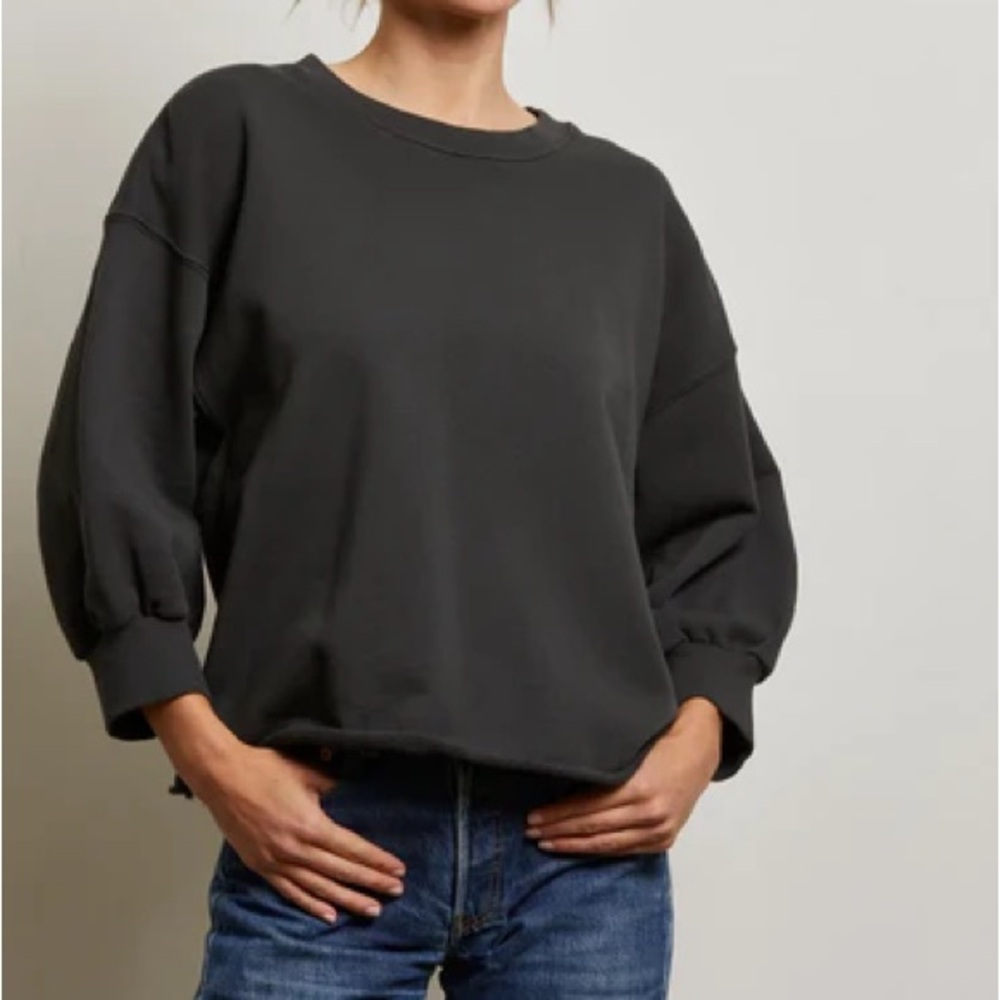 Perfect White Tee Niall French Terry 3/4 Sweatshirt